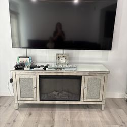Fireplace TV stand 