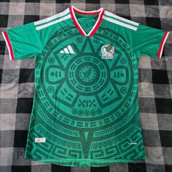 Mexico green and white Jersey