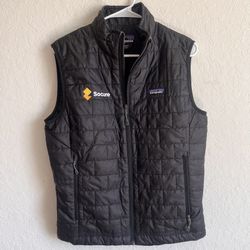 Patagonia Black Quilted Worn Wear Men's Nano Puff Vest Small