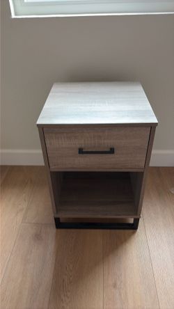 Gray Bedroom Nightstand