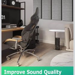 BUBOS 4 PCS Acoustic Panels,24''x12'' Fabric Soundproof Wall Panels,