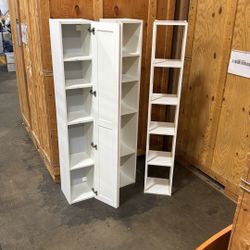6ft White Storage Shelves 