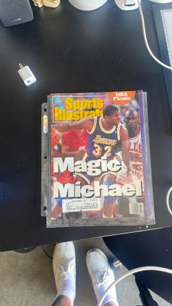Magic Johnson Michael Jordan sports illustrated Magic Johnson Michael Jordan sports illustrated