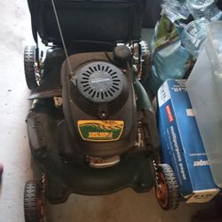 Lightly used lawn mower
