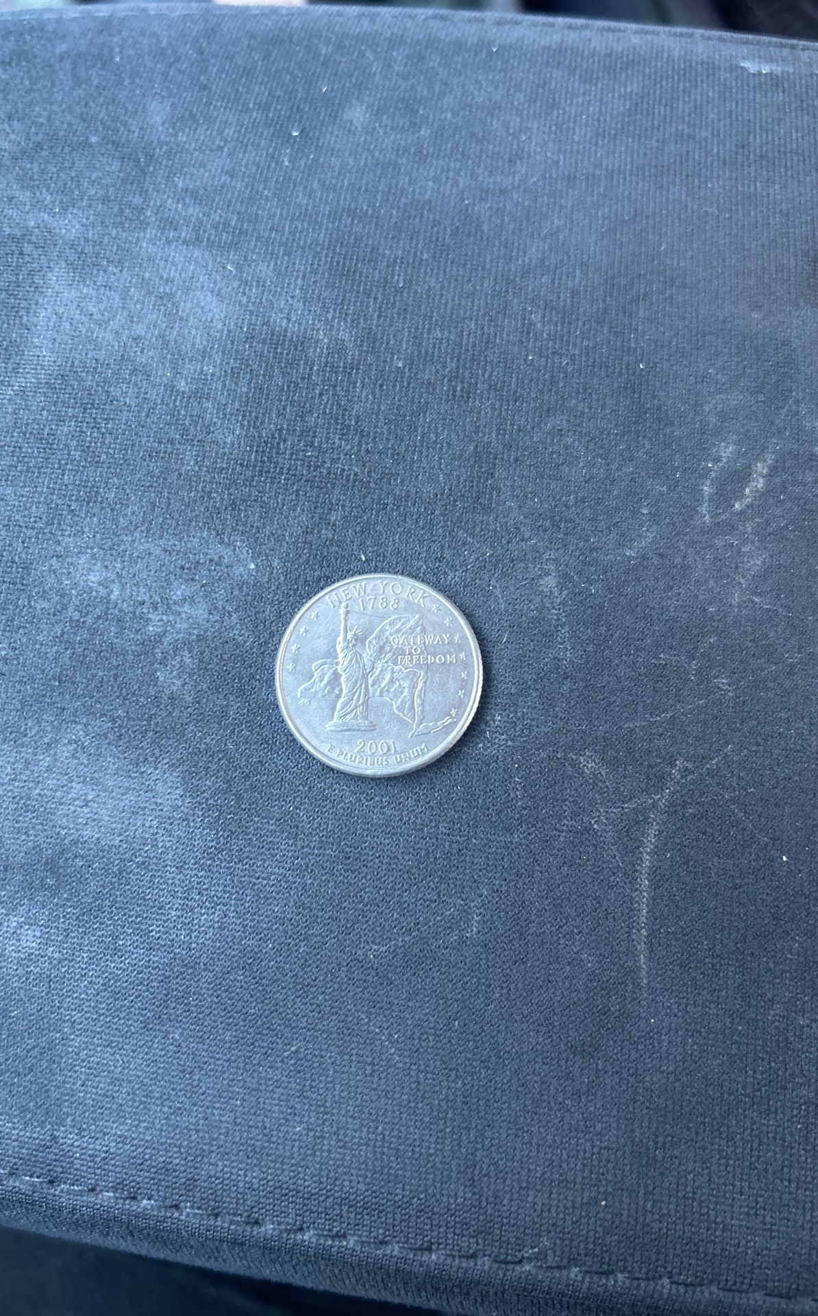 2001 New York State Quarter, part of the 50 State Quarters Program.