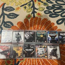 11 PS3 Games And Old Controller Without Charger 
