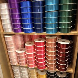 1.5” Satin Ribbons 50 Yards Rolls 