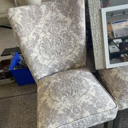 Grey Toned Dining Chairs 