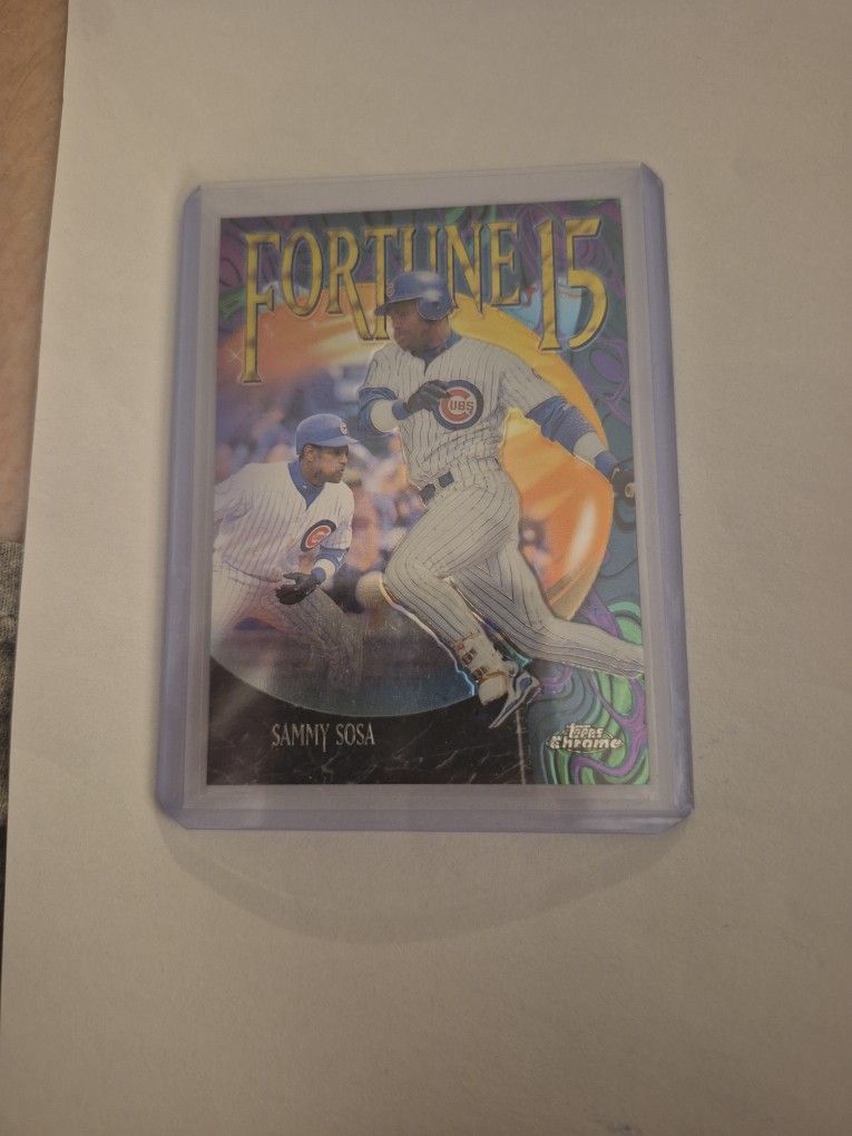 Sammy Sosa Topps Chrome
