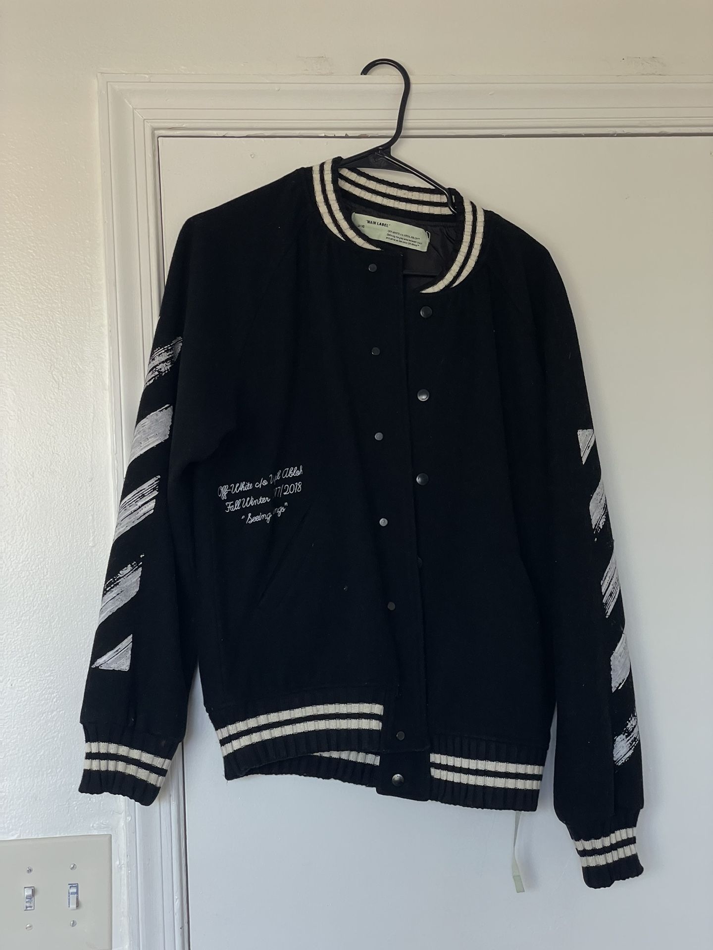 Off White Varsity Jacket