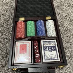 Poker Chip Set Never Been Used