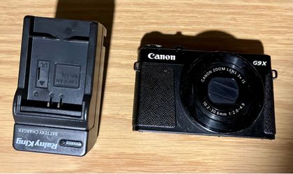 Canon PowerShot G9X Digital Camera 20.2MP 3X Optical Zoom Touch Screen Black