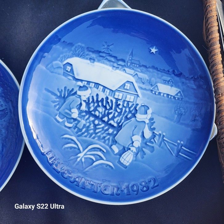 Bing and Grondahl Christmas Plates 80's