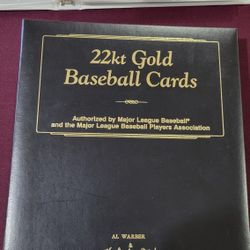 22kt Gold Baseball Cards (40 Cards)