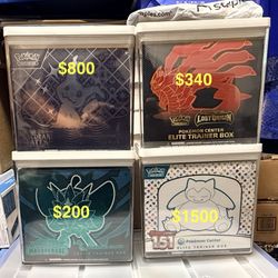 Pokemon Center ETB, 151 ETB PC, Paldean Fates ETB PC