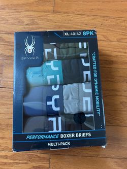 NWT Spyder men’s performance boxer briefs 8 pack size XL