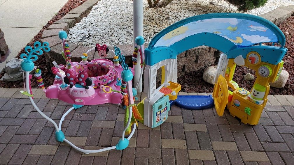 Baby Bouncer and Fisher-Price Laugh And Learn