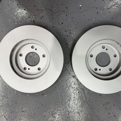 Bosch QuietCast Set of 2 Front 299mm Vent Disc Brake Rotors - Acura Honda - NEW