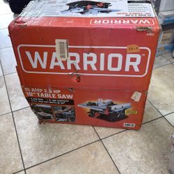 Warrior Tools 10” Table Saw 