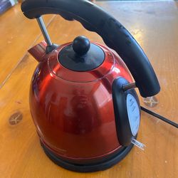 Stylish Red Tea Kettle