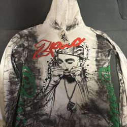 Barriers NY 2pac Hoodie Sweatshirt Size Small