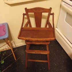 Baby Highchair  Antique