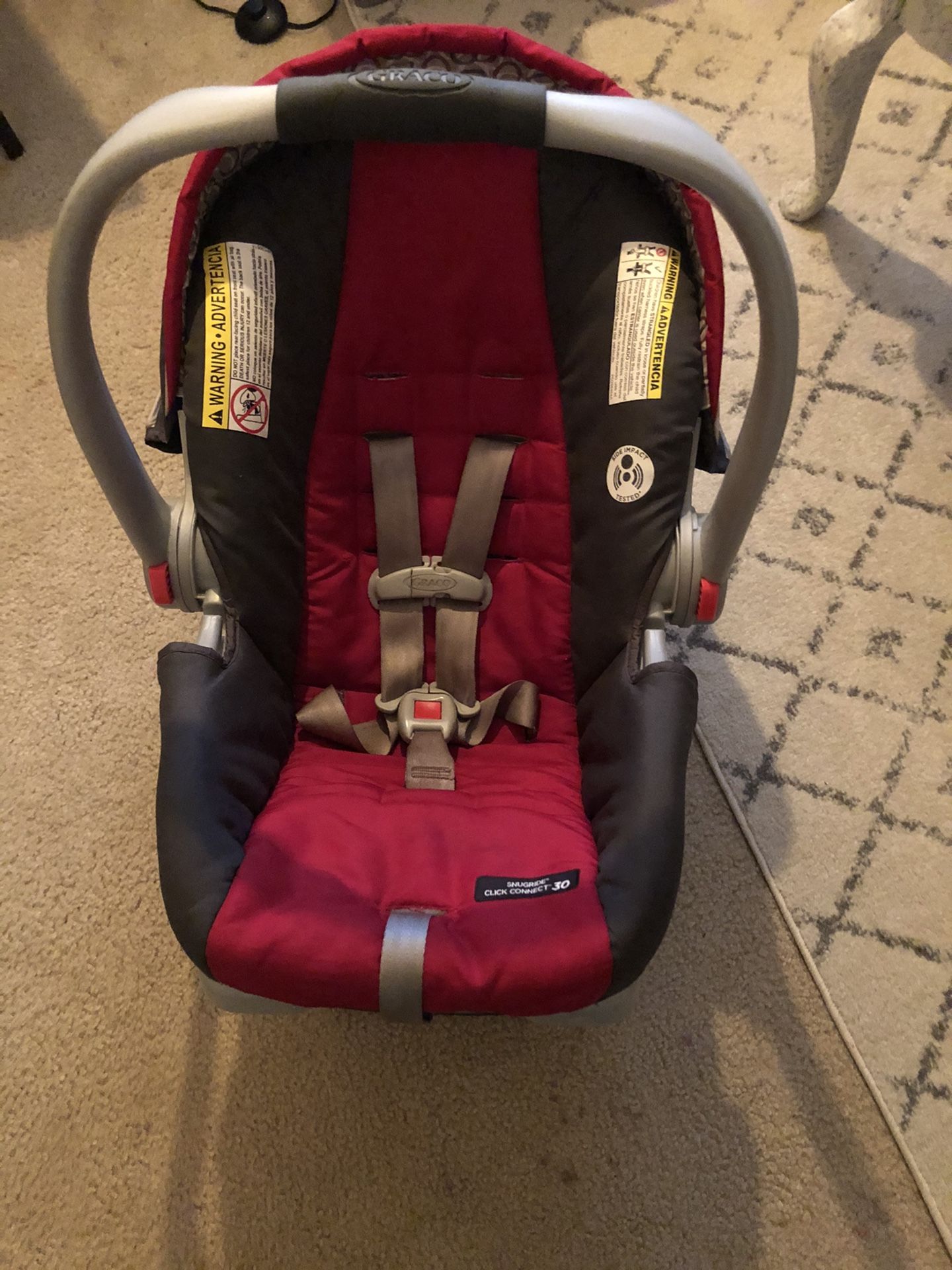 Graco Infant Car Seat with Base and stroller