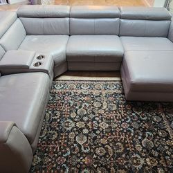 Havertys LEO Leather Sectional