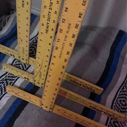 Juego de Escuadras para Drywall – 54” (x2) + 48” Mayes – Buen Estado