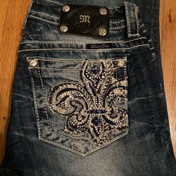 MissMe Sz27 X31 Easy Boot Cut Jeans