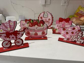 A Berry Sweet Baby Wood Stand Signs