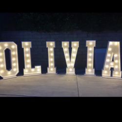 Marquee Letters And Numbers 