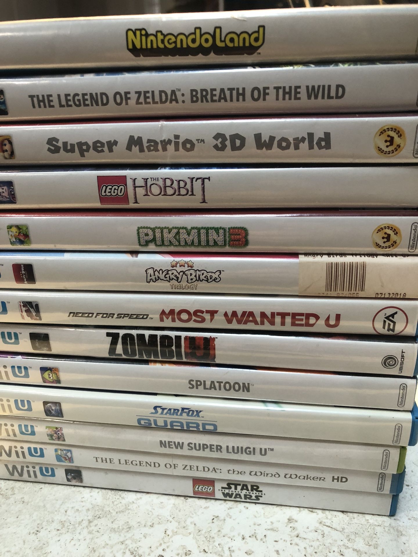 Wii U Games Sold As Lot Or Individual OBO