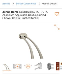 SHOWER ROD 50”in - 72”in