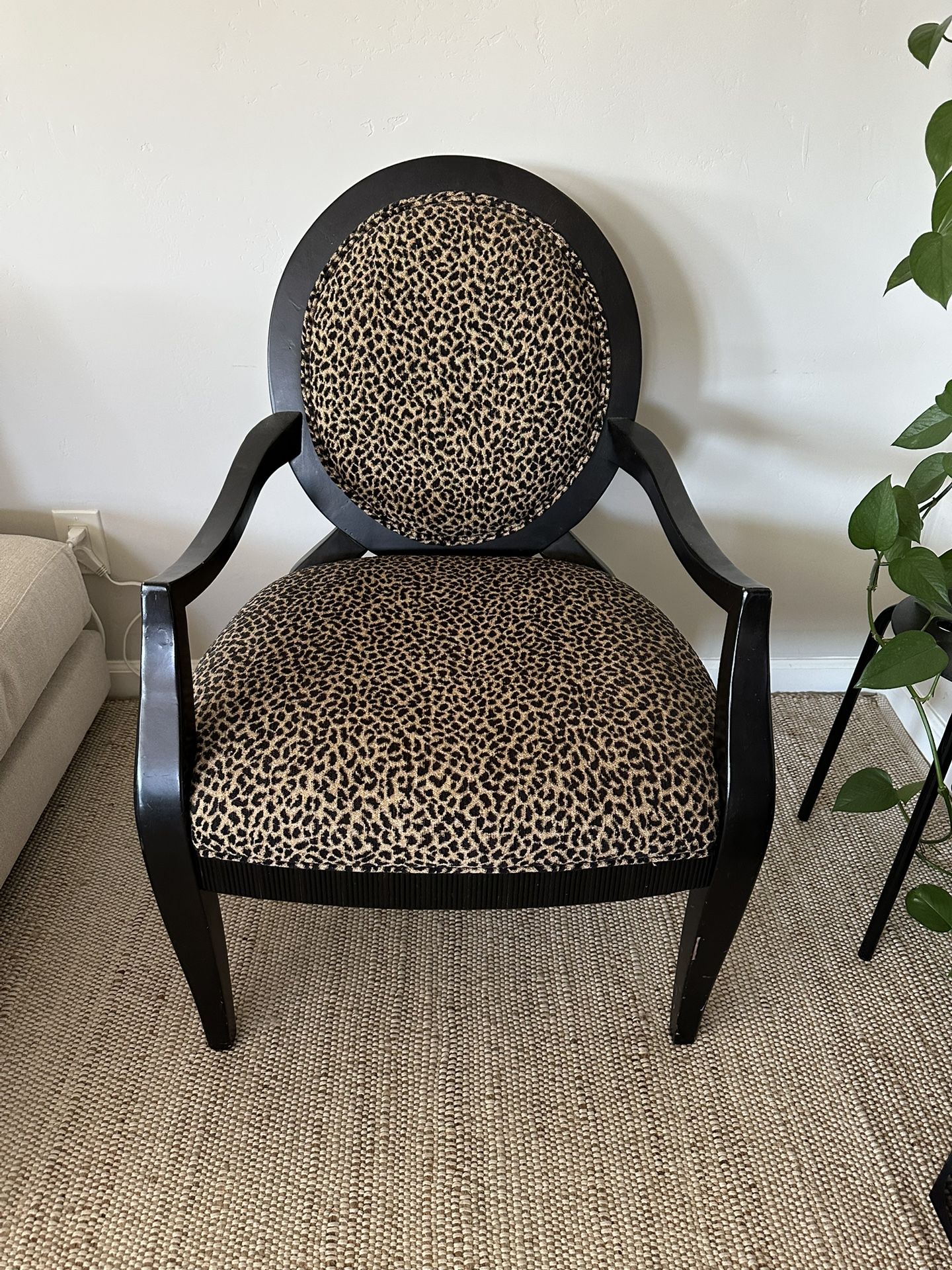 Leopard Print Chair