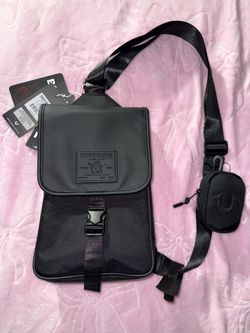 True Religion Black Crossbody Sling Bag