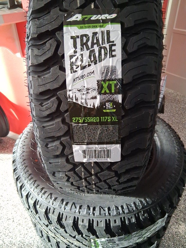 ATTURO TIRE - XT. P275/55R20. Only $685.00