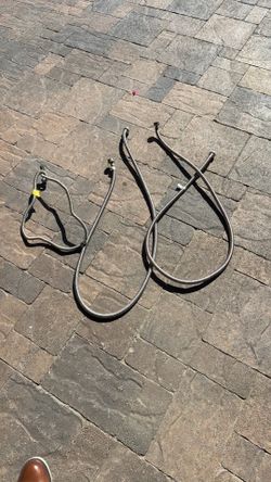 Braided washing machine water lines