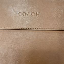 Coach Leather iPad Case