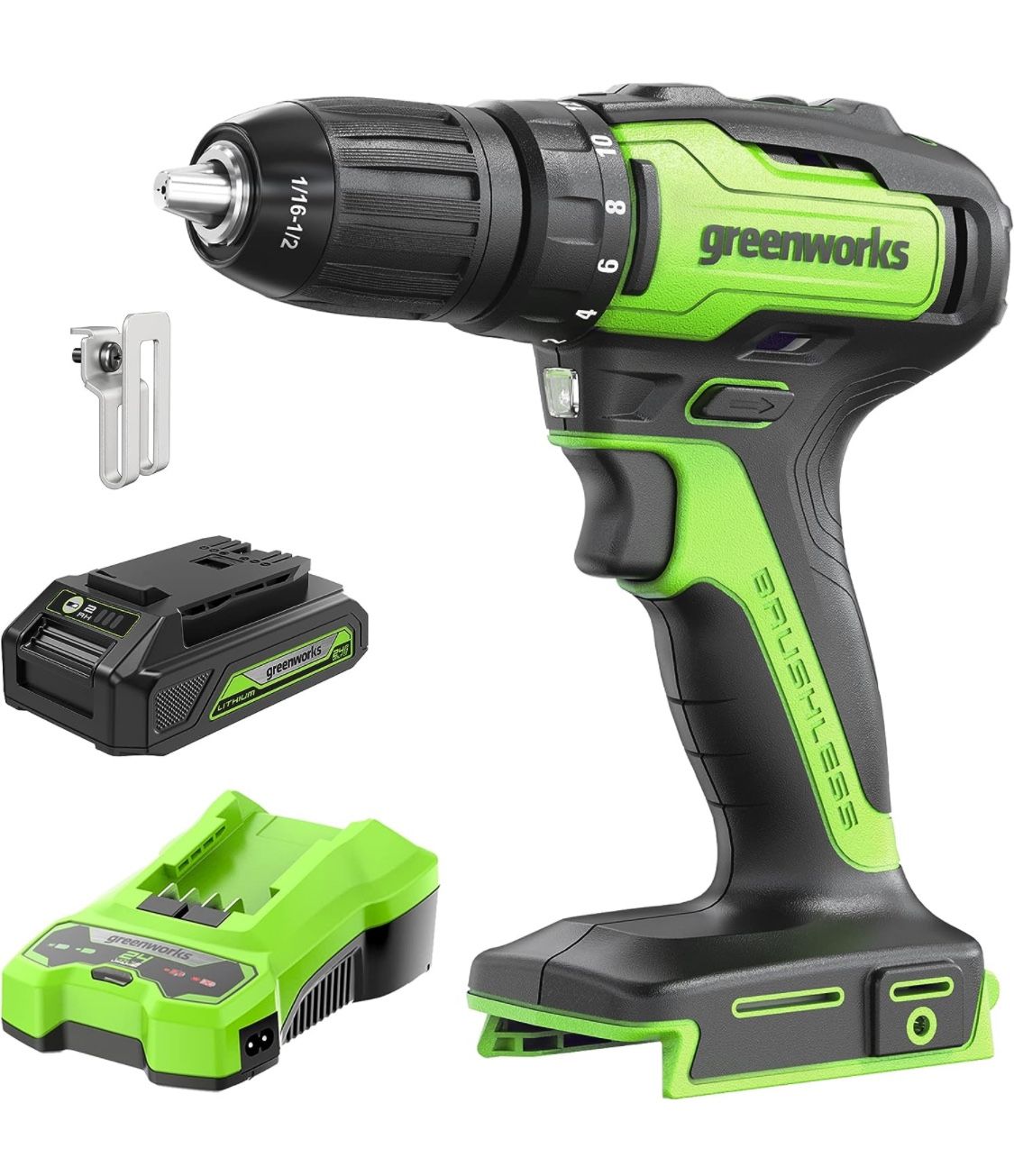 Greenworks 24v brushless drill driver