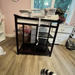 Baby Diaper Changing Table + Graco Baby Swing –$30 for Both