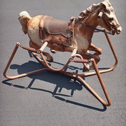 Vintage WONDERHORSE Toy Spring Riding Horse 