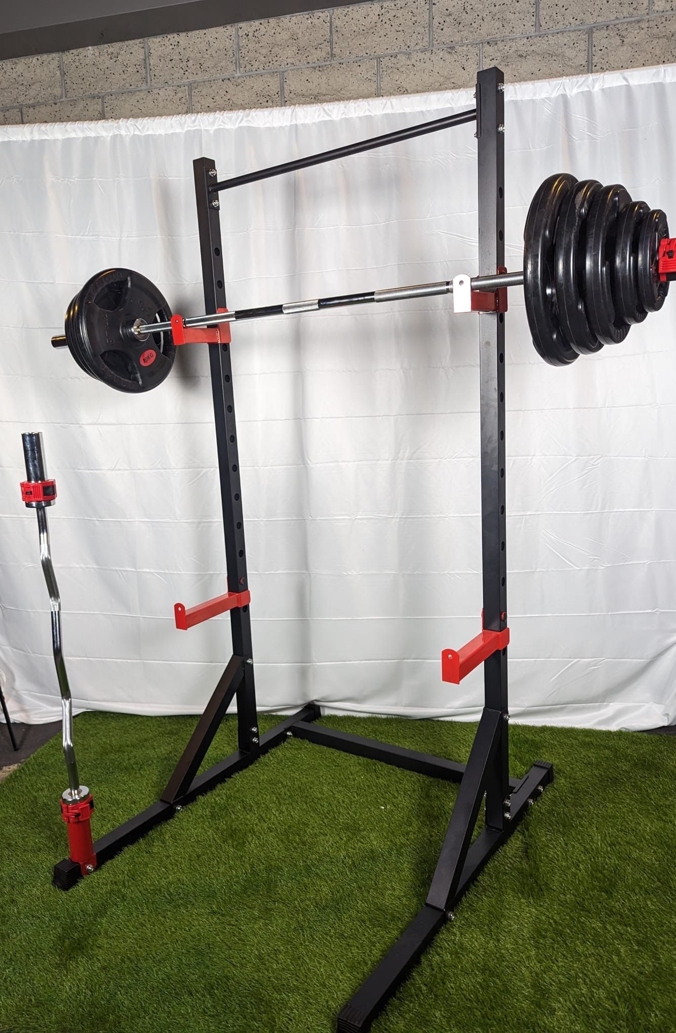 Squat Rack , Adjustable Bench , Weight Bench , Olympic Barbell , Rubber Weights Gym Equipment