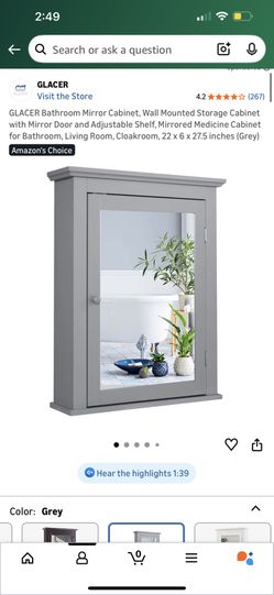 Bathroom Mirror Cabinet