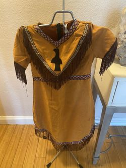 Native American Dress Up for Girls Halloween Kids Indigenous 9-10  Yrs 