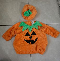 Baby Pumpkin Halloween Costume – $15!