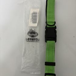 Dog Collar Green Color 