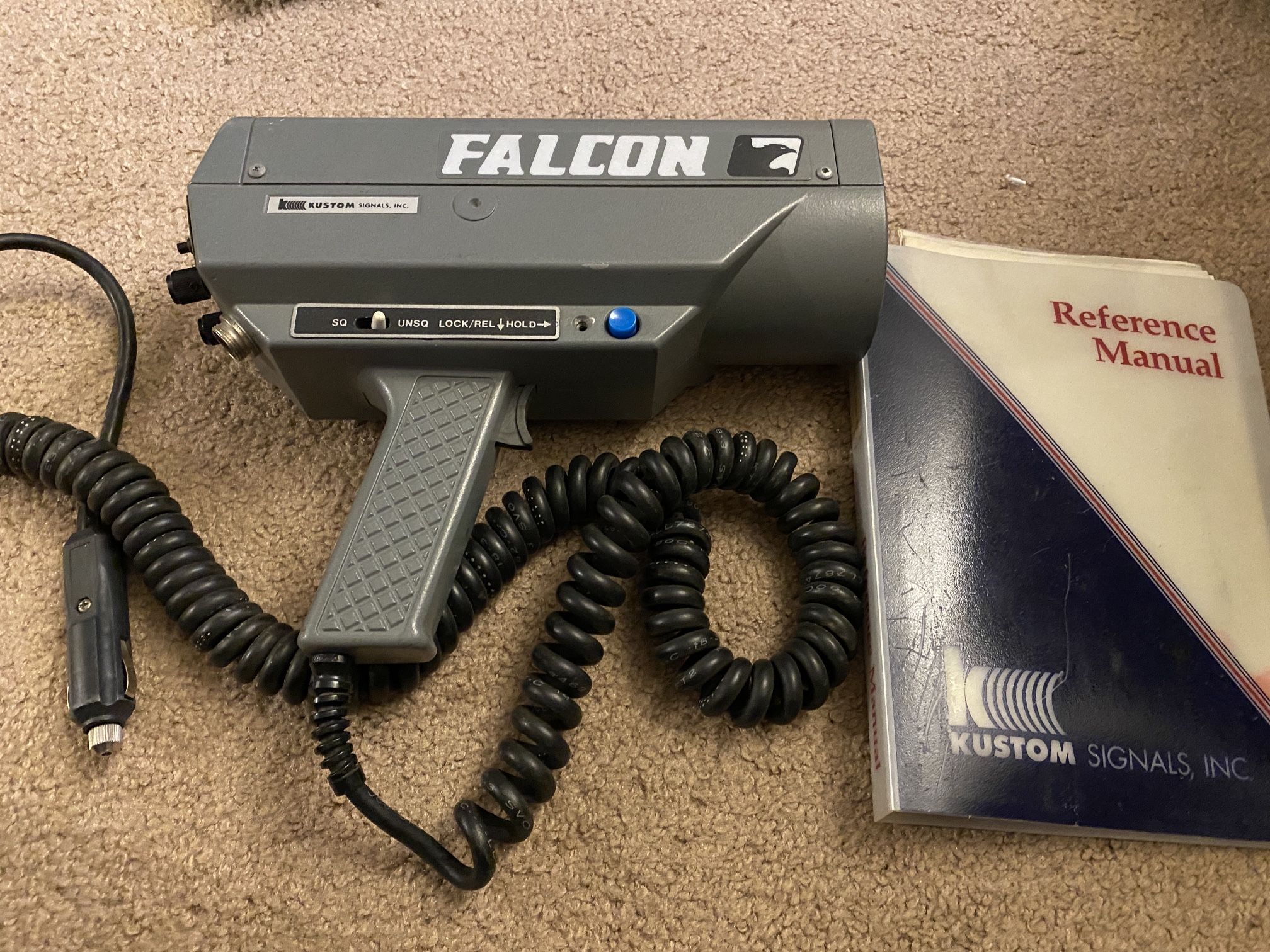 Kustom Falcon Speed Radar Gun Includes user manual