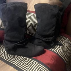 Suede Short Boot Size 8
