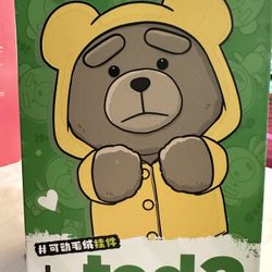 POP MART Ted 2 Bear Series Plush Pendant, Confirmed “Vest” Sealed Bag